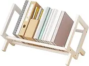 Desktop Bookshelf - Desk Bookshelf, Tabletop Hatch Dorm, Inclined Bookshelf | Book Display Student Bracket Desktop Book Holder Organizer, Kids Wooden Slant Bookshelf Desktop Book Storage Rack for