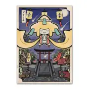 20x25cm Pokmn Poster Vintage Style Jirachi Children's Room Wall Poster