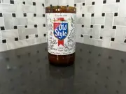 Old Style Beer Bottle Candle