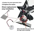 Fireplace Fireplace Fan Accessories Generator Set Fireplace Fan Motor Motor Set