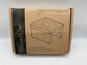 PAMPERED CHEF 2435 APPLE PEELER CORER SLICER WOOD STAND