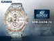 CASIO卡西歐 手錶專賣店 國隆 EDIFICE EFR-556DB-7A 三眼計時男錶 不鏽鋼錶帶 銀 防水100米
