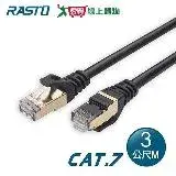 在飛比找遠傳friDay購物優惠-RASTO 3M SFTP雙屏蔽網路線REC8 Cat7