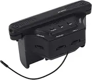 Acoustic Guitar Pickup, Active Soundhole Guitar Pickup Built in DSP Module with Receiver, Rechargeable Resonance Pickup with Bluetooth Microphone, 30-50m Transmission Distance