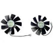 For DATALAND/Dilan Hengjin RX590 580 X Warlord PLUS Graphics Card Cooling Fans
