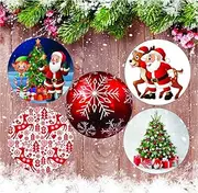 ROCKADEX - Dexcom G6 Christmas Theme precut Adhesive Patches, 5 Pack.
