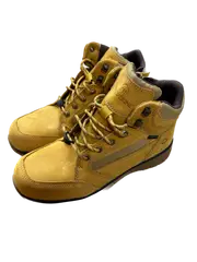 Wolverine Rigger Mid CM Steel Cap Safety Leather Boots Waterproof Shoes - Wheat