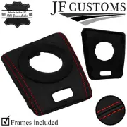RED STITCH LEATHER SMG AUTOMATIC GEAR SURROUND TRIMS FOR BMW E46 99-05 (for: BMW)