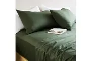 MyHouse Riley Bamboo Cotton Sheet Set 285X260cm Bamboo/Cotton - Moss - King