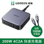 綠聯 GAN充電器 200W 快充組