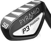 Pyramid P3 Pharaoh Wedge - Precision Golf Wedges with Anti-Chip Sole & Customizable Loft, Pitching Wedge Set for Right Hand, Pro-Level Spin for Intermediate & Senior Golfers