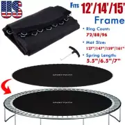 Replacement Trampoline Jumping Mat Fits 12ft 14ft 15ft Frame 72 88 96 Rings