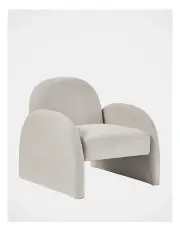[Cooper & Co] Selene Arched Armchair in Cream