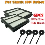 HEPA Filter & Side Brush Set for Shark ION Robot RV700/RV720/RV750_N RV850BRN