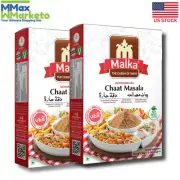 Malka Chaat Masala Seasoning Mix 50gm - With No MSG (Pack Of two) Halal.