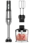 Immersion Blender 800 Watts Scratch Resistant Hand Blender with Food Processor N