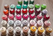 Embroidery Thread Polyester, Set of 38 Mini King Spools,1100yds,40w