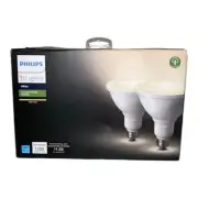 Philips Hue Smart Dimmable White Outdoor 1300 Lumen 100W Equivalent - 2 Bulbs
