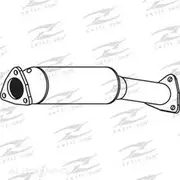 Redback Cat Conv Bolt On to suit Audi A4 1.8/2.0L 7/01-12/04 FWD Petrol - C1970