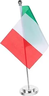 Veemoon Mini Italy National Flag Table Runner Polyester Table Flag for Office Home Hotel Restaurant Decor Dinner Party