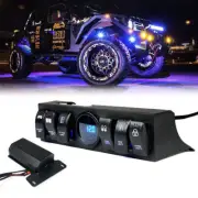 6 Gang Rocker Switches Panel Relay Circuit Control for Jeep Wrangler JK 2009-18 (for: Jeep)