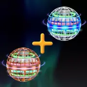 1 Pack Orange Flying Orb Ball, 1 Pack Blue-Silver Flying Orb Ball, 2024 Cool Stu