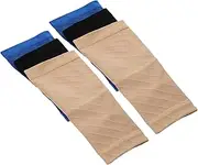 Healeved Supple Footless Stockings Compression Socks for Outdoor Sports Anti-friction Leg Sleeves for Day Comfort