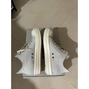 Rick Owens drkshdw 低筒帆布灰色球鞋