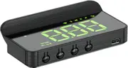 wiiyii Digital GPS Speedometer M1?car hud Head Up Display with Speed Warning?car Speed Digital Display Odometer with Fatigue Driving Warning, for All Cars (M1 Green)