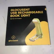 Glocusent USB Rechargeable Book Light Night Time Reading AE