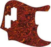 WD Custom Pickguard For Fender Reggie Hamilton Jazz Bass #05W Tortoise Shell/...