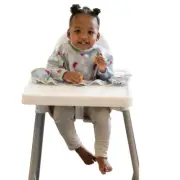 Tidy Tot: Long Sleeve Cover & Catch Bib - Fun Fruits