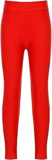 [TiaoBug] Girls Leggings Elastic Waisted Kids Yoga Pants Stretch Shiny Running Dance Tights for Teen School Workout