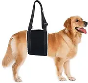 Dog Sling for Back Legs,Dog Sling for Large Dogs Hind Leg Support,Dog Lifting Harness for Rear Legs,Dog Sling Help Lift Dogs Rear for Canine Aid Old Cruciate Ligament Rehabilitation (Black, L)