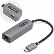 StarTech.com USB-C to Ethernet Adapter, 100W PD Pass-Through, NIC, USB 3.0