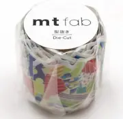 MT WASHI PAPER MASKING TAPE - FAB TORN PAPER DIE-CUT - MTKT1P19