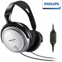 在飛比找PChome24h購物優惠-【Philips 飛利浦】頭戴式立體聲電視/電腦耳機 SHP