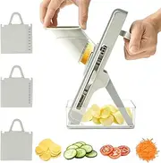 Safe Mandoline Slicer for Kitchen, Thickness Adjuster Food Vegetable Slicer, Easy to Clean Chopper Vegetable Cutter, Kitchen Chopping Artifact for Fast Meal