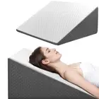Wedge Pillow for Sleep Apnea, 12 Inch Bed Wedge Pillow for Headboard, Headboa...