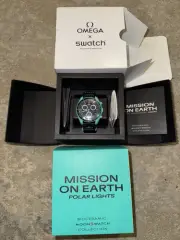 Omega X Swatch MoonSwatch Mission On Earth Polar Lights + BAG + GIFT RECEIPT