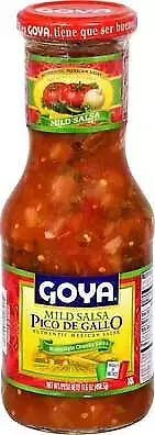 Goya Mexican Pico De Gallo Style Salsa, 17.6 Ounce - 12 per case.