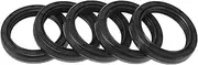 X AUTOHAUX Universal Oil Seal TG4 Lip Seal Ring Rotary Shaft Seal 30x40x7mm High Pressure NBR Rubber Black 5 Pcs