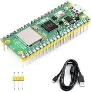 Waveshare Raspberry-Pi-Pico-2-W-M, Compatible with Raspberry Pi Pico 2 Microcontroller Board, Based On Official RP2350 Chip, Dual-Core & Dual-Architecture Design, 3 Items