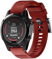 [ISOUDE] 26 22 20MM Watchband Straps For Garmin Fenix 7X 7 7S 5S 5 5X 3HR 6X 6 6S Pro Smart Watch Quick Release Silicone Easyfit Band