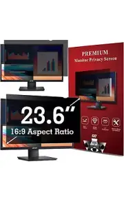 Computer privacy screen Filter 23.6 inch 16:9 Widescreen monitor privacy