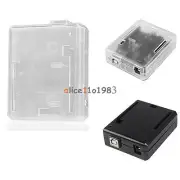 Plastic Enclosure Protective Case for Arduino UNO R3 New Black/Transparent