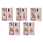 OFFICIAL MONIKA STRIGEL FLOWER FRIENDS LEATHER BOOK CASE FOR SAMSUNG PHONES 2