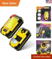 Portable 1200 Lumens Rechargeable Magnetic LED Work Light - Durable & Bright