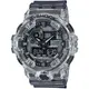 【CASIO】G-SHOCK復古半透明設計重金屬搖滾風格雙顯錶(GA-700SK-1A)