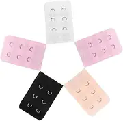 [Baluue] 5Pcs Hook Extenders for Women Elastic Strap Extension Random Colors Increase Comfort and Fit for Oddly Sized Bras